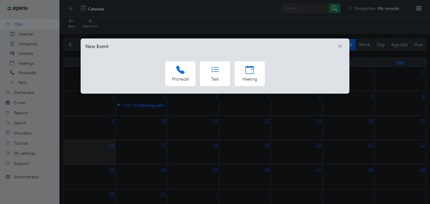 Adding Event