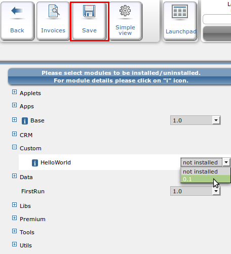 Module Add
