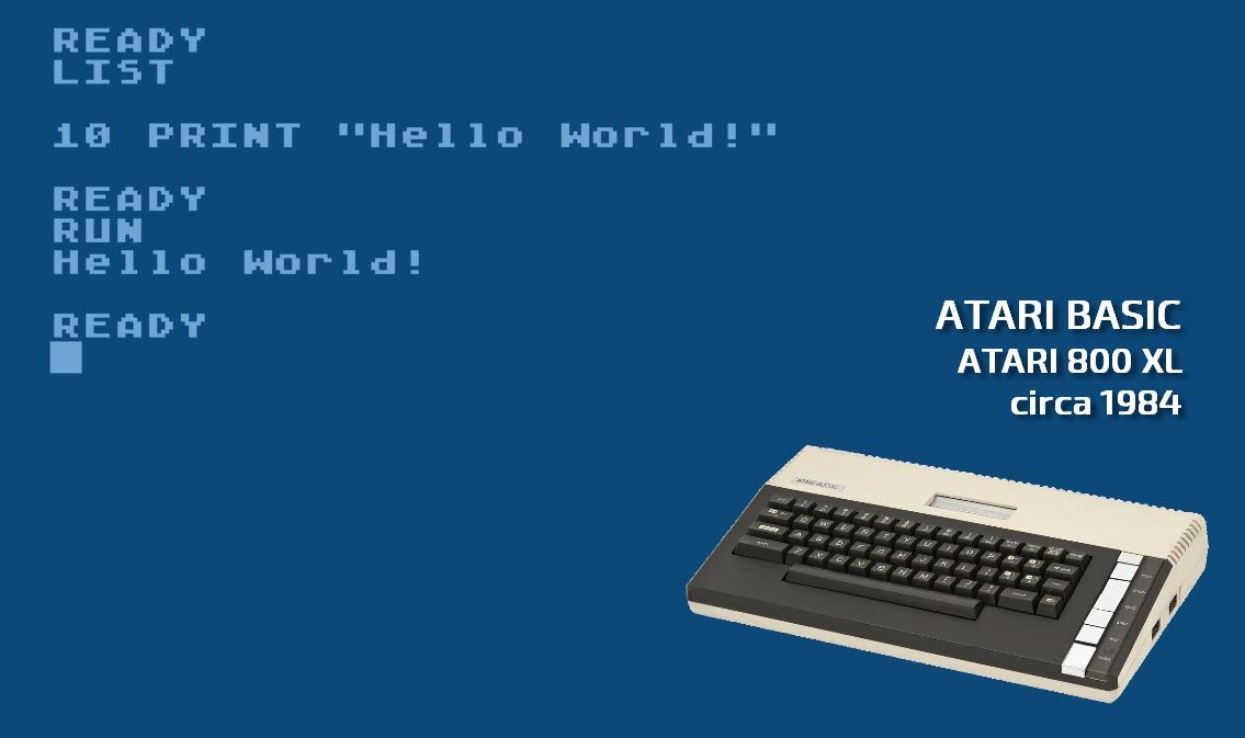 AtariBasic-HelloWorld