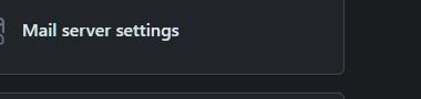 Mail Settings Icon