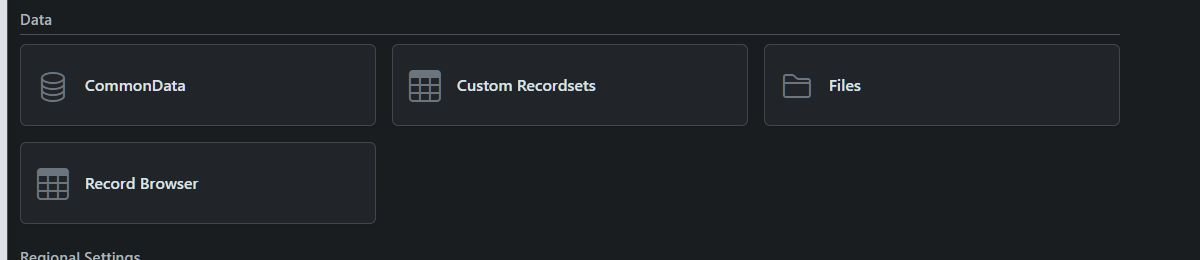 Admin Data