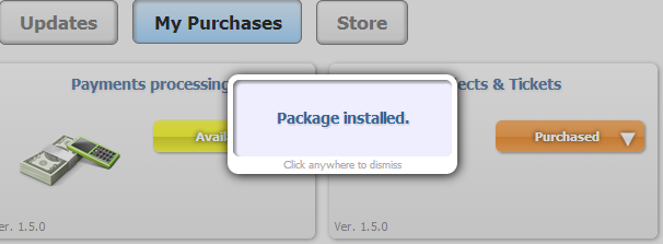 Install Confirmation