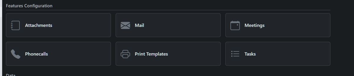 Features Config