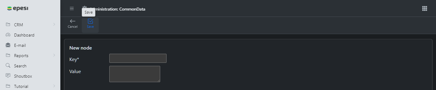 Common Data Edit Node