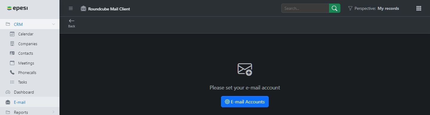 Set up your e-mail account